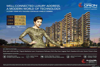 Pay only 1% & book your home at Ruparel Orion in Mumbai